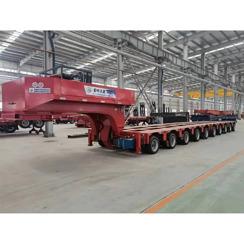 Πολυαξονικό Modular Semi Trailer με υδραυλικό σύστημα διεύθυνσης